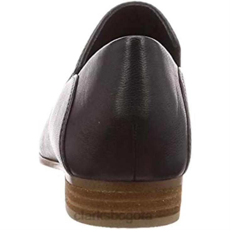 Clarks 0DX8L756 clarks viola_mocassins puros negros para mujer mujer cuero negro cuero negro