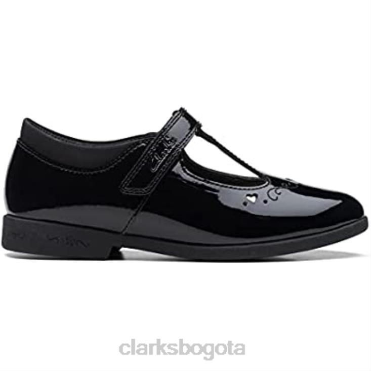Clarks 0DX8L759 zapatos magic step lo niño charol clarks negros niños
