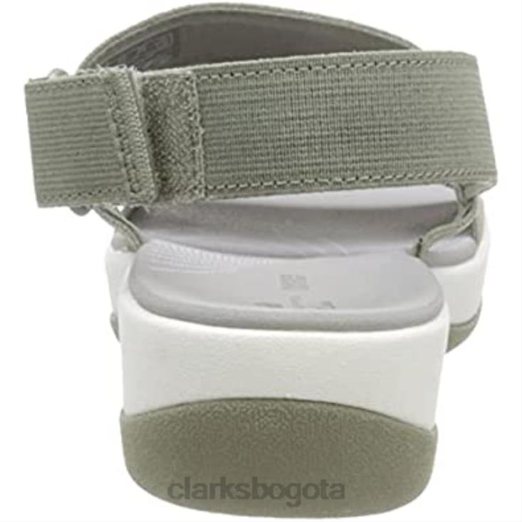 Clarks 0DX8L762 Clarks mujer arla jacory plataforma verde oliva mujer aceituna verde