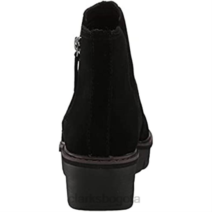 Clarks 0DX8L774 Botín mujer airabell vibe ante negro clarks mujer