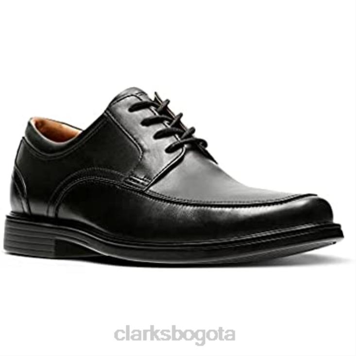 Clarks 0DX8L777 zapatos clarks un aldric park de cuero negro para hombre hombres