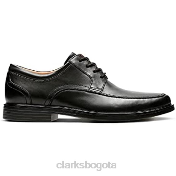 Clarks 0DX8L777 zapatos clarks un aldric park de cuero negro para hombre hombres