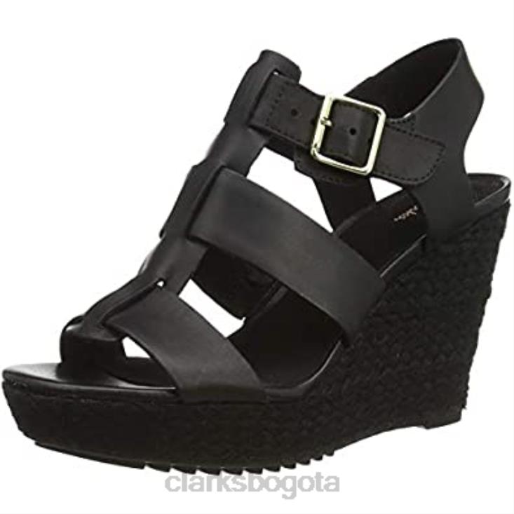 Clarks 0DX8L782 sandalias con tira trasera maritsa95 glad para mujer negro clarks mujer cuero negro cuero negro