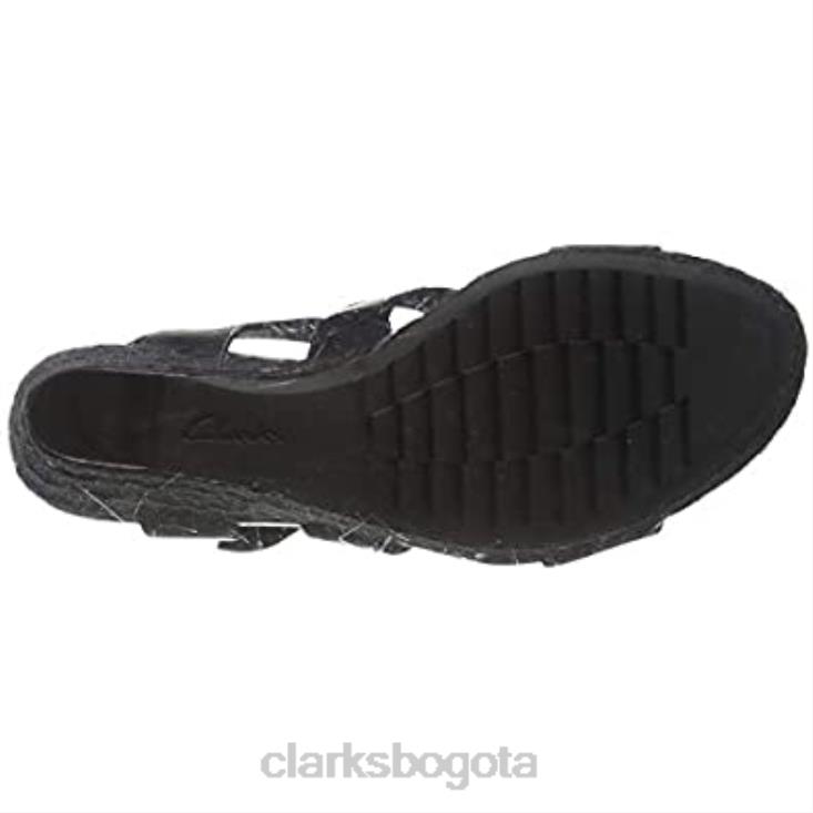 Clarks 0DX8L782 sandalias con tira trasera maritsa95 glad para mujer negro clarks mujer cuero negro cuero negro