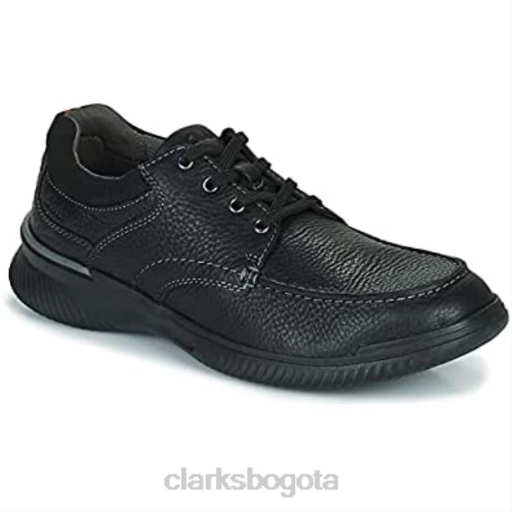 Clarks 0DX8L783 clarks donaway edge de cuero negro para hombre hombres cuero negro