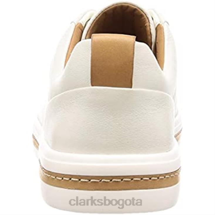 Clarks 0DX8L785 zapatos derby de encaje clarks un maui de cuero blanco blanco para mujer mujer cuero blanco blanco
