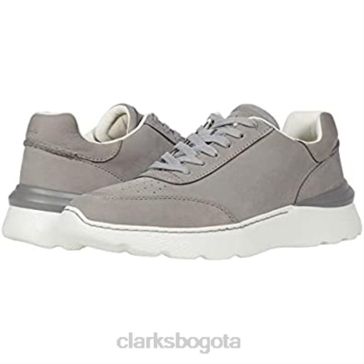 Clarks 0DX8L786 clarks sprint lite lace negro cuero gris nobuck unisexo nubuck gris