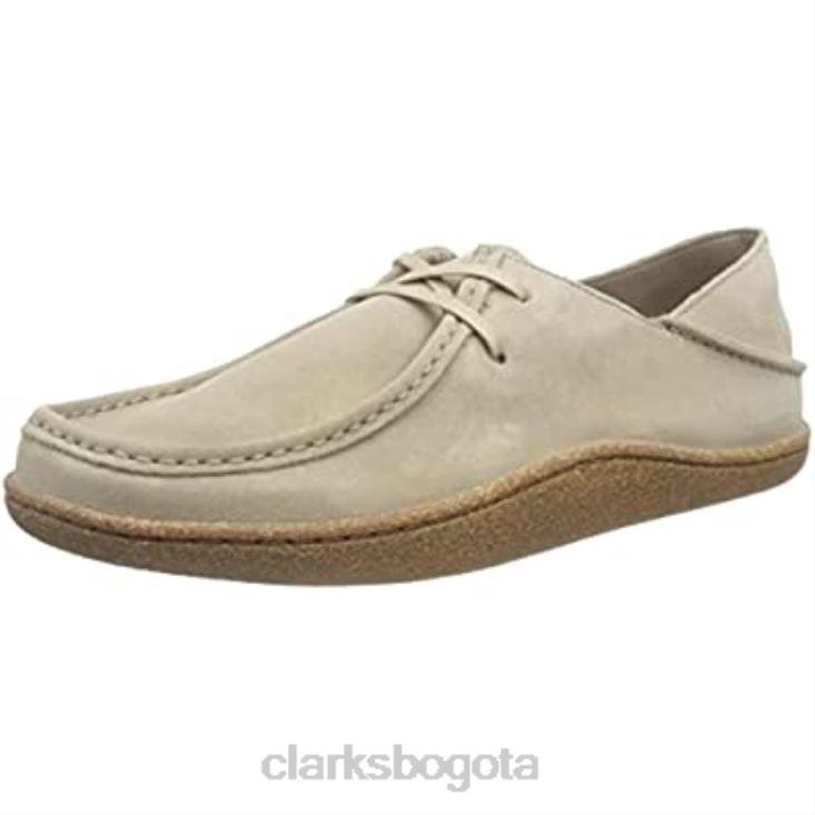 Clarks 0DX8L787 Clarks Piltonwallabee Oxford de gamuza color arena para hombre hombres gamuza arena