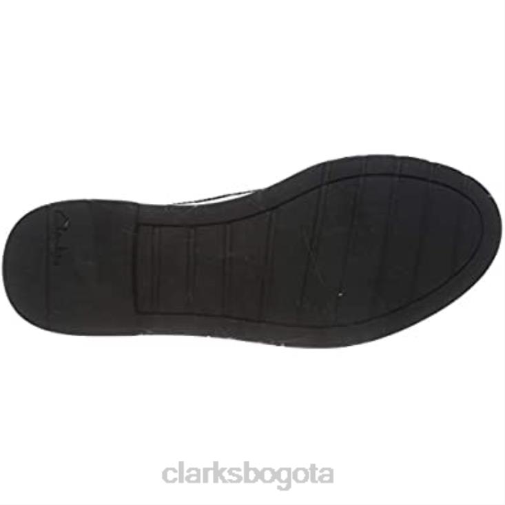 Clarks 0DX8L790 bailarinas draw brillo niña negro clarks niños palmadita negra palmadita negra