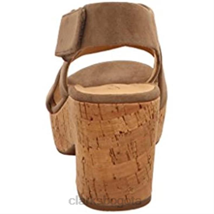 Clarks 0DX8L791 sandalias con tira al tobillo maritsa ruth para mujer clarks ante oliva mujer ante oliva