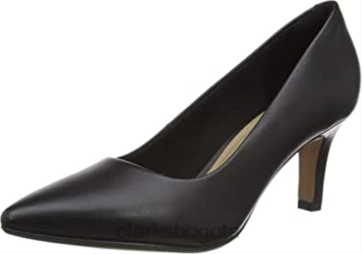 Clarks 0DX8L807 Zapato vestir illeana tulip uniforme mujer clarks cuero negro mujer cuero negro