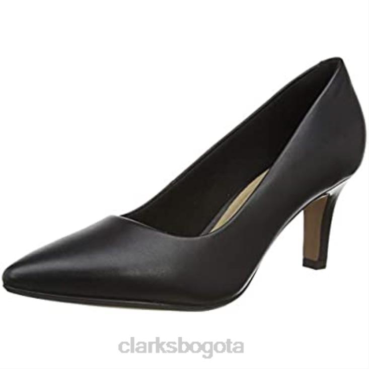 Clarks 0DX8L807 Zapato vestir illeana tulip uniforme mujer clarks cuero negro mujer cuero negro