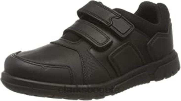 Clarks 0DX8L811 Zapatillas bajas niño clarks blake street piel negras niños cuero negro