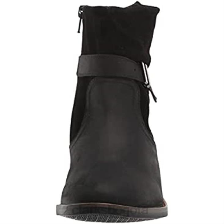 Clarks 0DX8L822 botas de moda camzstrap para mujer clarks negras mujer negro