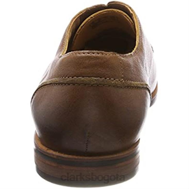Clarks 0DX8L823 broyd walk derbys clarks de cuero marrón tostado para hombre hombres cuero marrón tostado