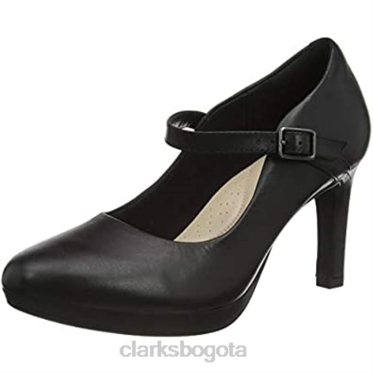 Clarks 0DX8L824 Zapatos de salón Clarks Ambir Shine para mujer negros mujer cuero negro