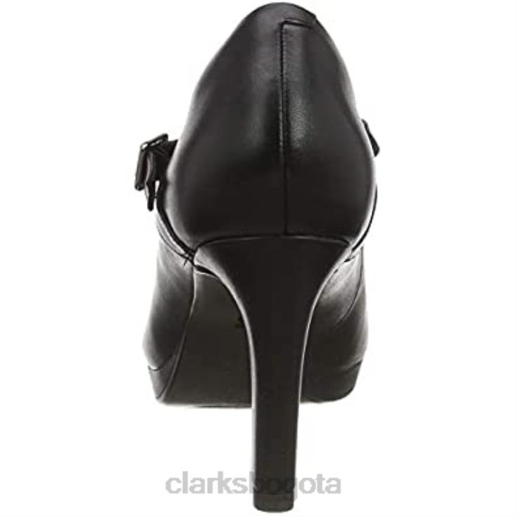 Clarks 0DX8L824 Zapatos de salón Clarks Ambir Shine para mujer negros mujer cuero negro