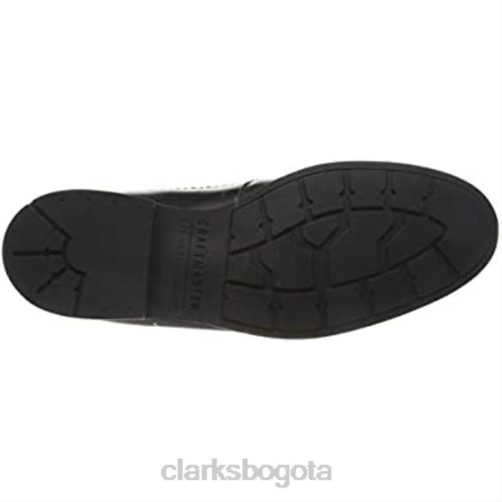 Clarks 0DX8L836 clarks oxford con punta de ala negra para hombre hombres cuero negro cuero negro