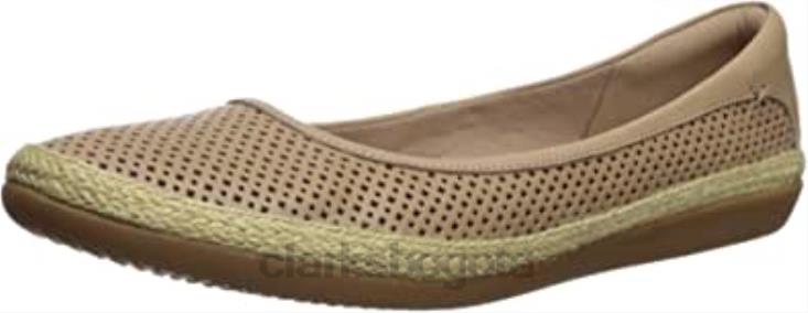 Clarks 0DX8L838 bailarinas danelly adira mujer piel arena clarks mujer cuero arena