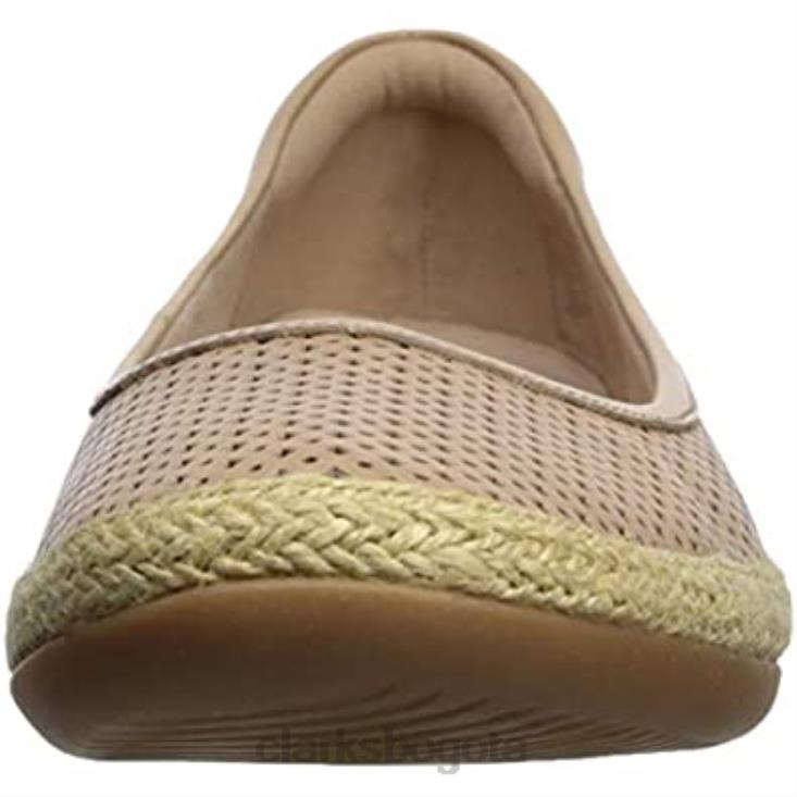Clarks 0DX8L838 bailarinas danelly adira mujer piel arena clarks mujer cuero arena
