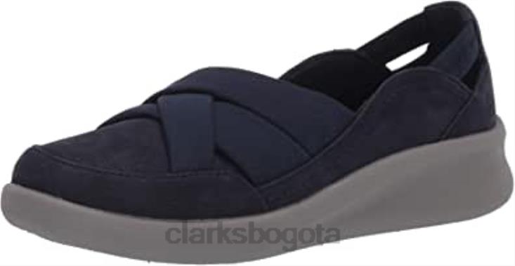 Clarks 0DX8L840 Mocasín clarks sillian 20 star azul marino sintético mujer azul marino sintético