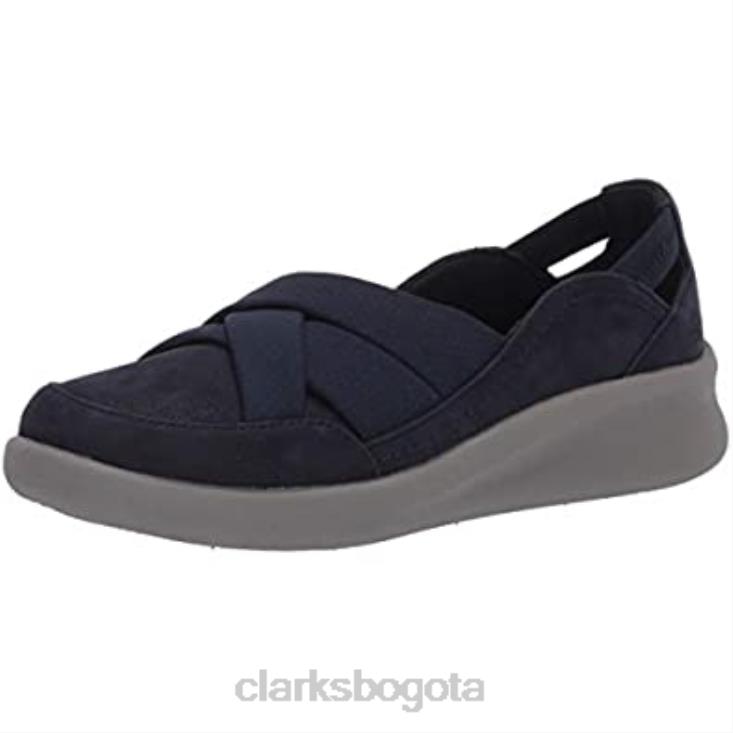 Clarks 0DX8L840 Mocasín clarks sillian 20 star azul marino sintético mujer azul marino sintético