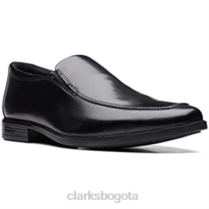 Clarks 0DX8L841 clarks howard edge derby de cuero negro para hombre hombres cuero negro