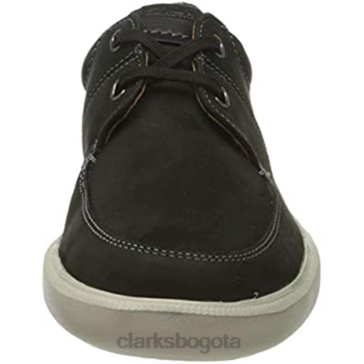 Clarks 0DX8L847 zapatillas cambro encaje hombre clarks negro hombres negro