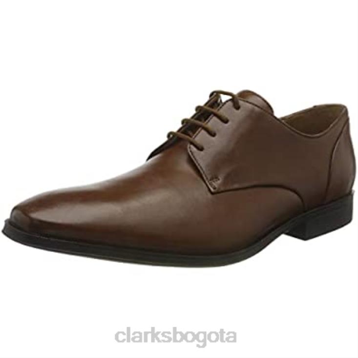 Clarks 0DX8L848 clarks gilman cap derbys de cuero marrón tostado de cuero tostado para hombre hombres cuero marrón tostado cuero tostado