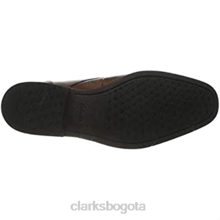 Clarks 0DX8L848 clarks gilman cap derbys de cuero marrón tostado de cuero tostado para hombre hombres cuero marrón tostado cuero tostado