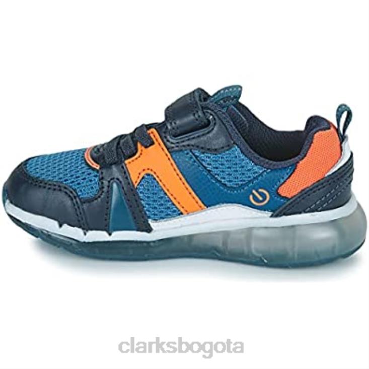 Clarks 0DX8L849 Zapatillas clarks spark flash ko azul combinación de materiales niño 1 niño niños