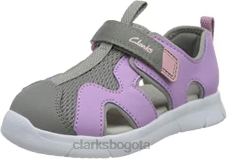 Clarks 0DX8L854 sandalia ath surf t niña lila sintética clarks niños lila sintética