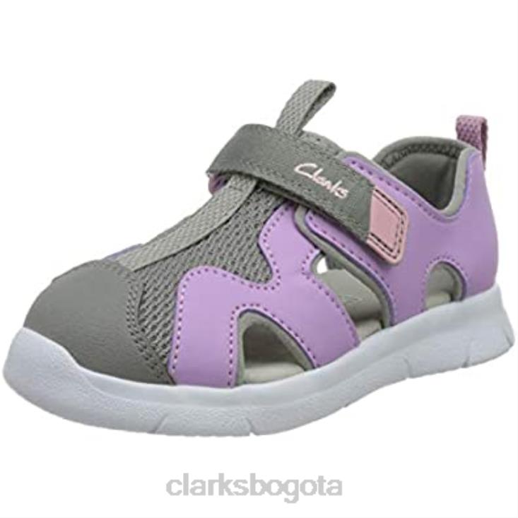 Clarks 0DX8L854 sandalia ath surf t niña lila sintética clarks niños lila sintética