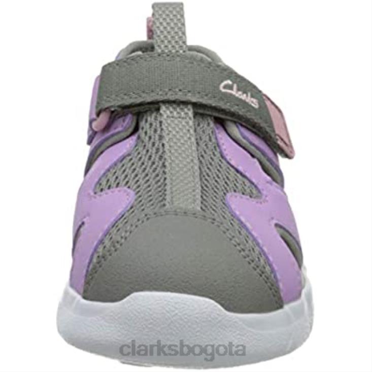 Clarks 0DX8L854 sandalia ath surf t niña lila sintética clarks niños lila sintética