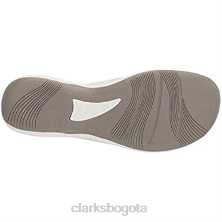 Clarks 0DX8L857 Chanclas clarks brinkley reef de mujer sintética blanca mujer sintético blanco
