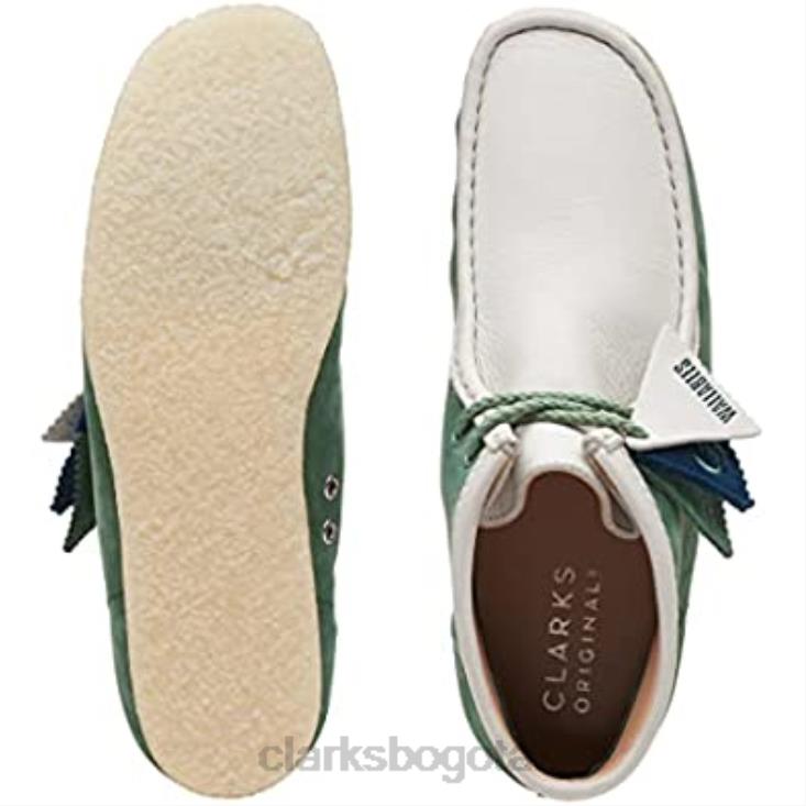 Clarks 0DX8L864 nubuck verde clarks originales para hombre wallabee bt vcy nubuck verde hombres nubuck verde