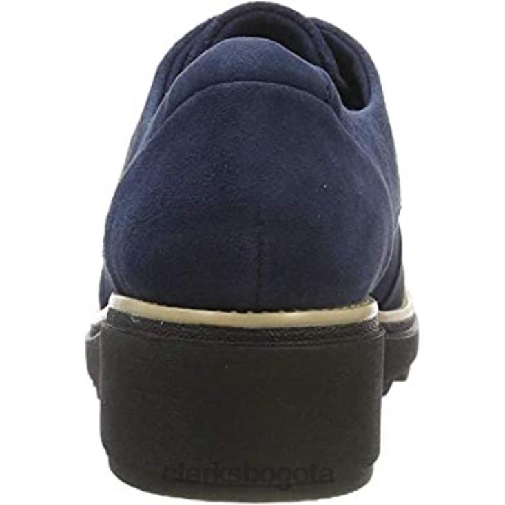 Clarks 0DX8L865 Derby sharon noel de ante azul marino de Clarks azul marino de ante azul marino mujer ante azul marino ante azul marino