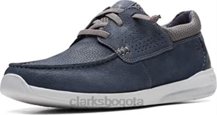 Clarks 0DX8L866 clarks gorwmoc nobuk azul marino unisexo nubuck azul marino
