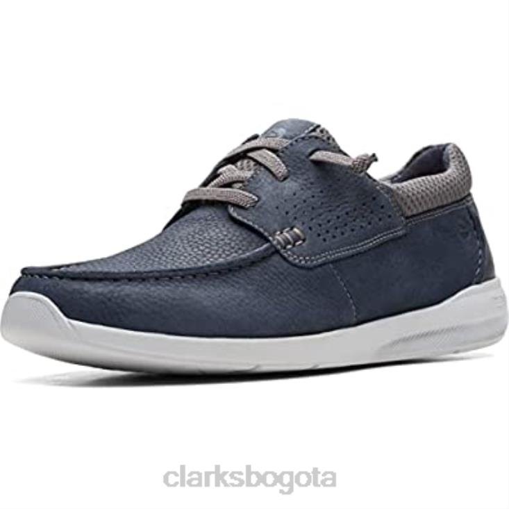 Clarks 0DX8L866 clarks gorwmoc nobuk azul marino unisexo nubuck azul marino