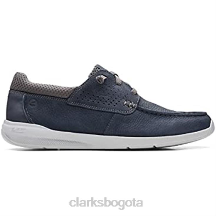 Clarks 0DX8L866 clarks gorwmoc nobuk azul marino unisexo nubuck azul marino