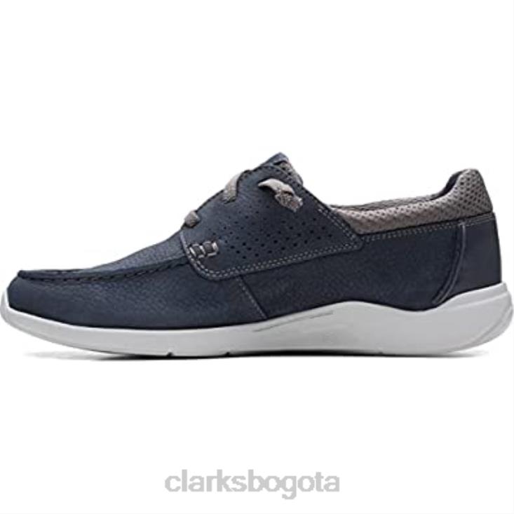 Clarks 0DX8L866 clarks gorwmoc nobuk azul marino unisexo nubuck azul marino