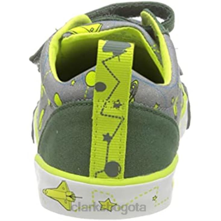 Clarks 0DX8L868 gris interés zorro lo o zapatillas clarks unisexo