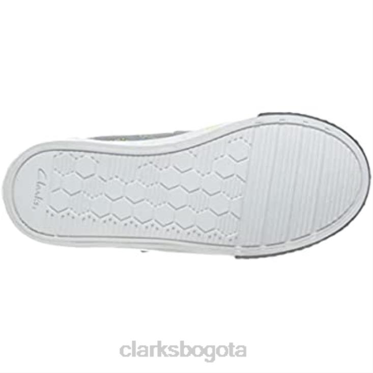 Clarks 0DX8L868 gris interés zorro lo o zapatillas clarks unisexo