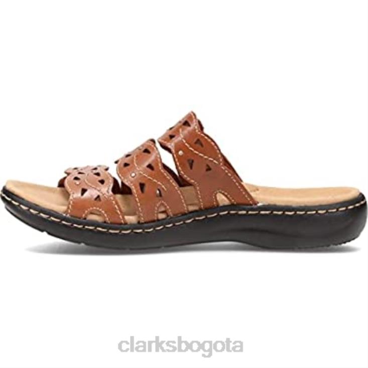 Clarks 0DX8L883 sandalia clarks laurieann jade mahoga ny para mujer mujer caoba