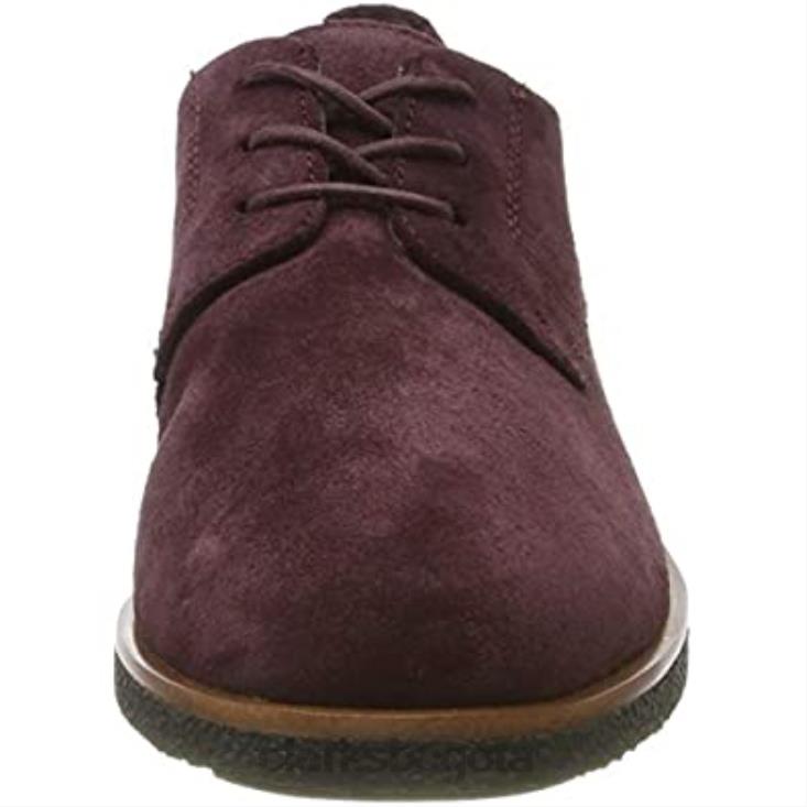 Clarks 0DX8L886 clarks griff lane derbys de ante burdeos para mujer mujer ante burdeos