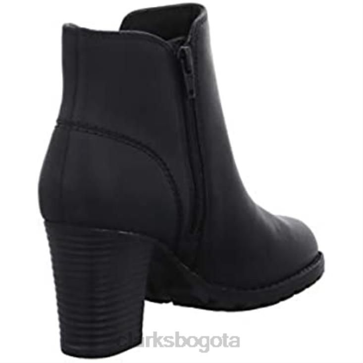 Clarks 0DX8L89 Botas clarks verona trish de mujer en negro mujer cuero negro