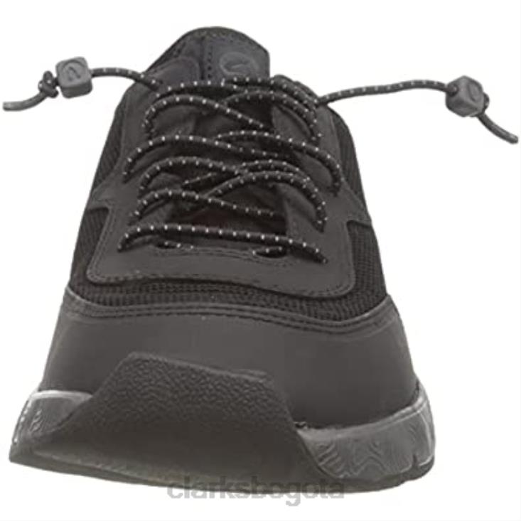 Clarks 0DX8L895 zapatillas davis bajas para hombre clarks combi negras hombres combinado negro