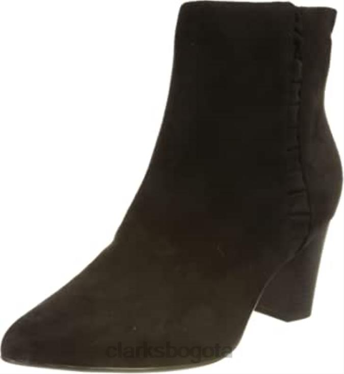 Clarks 0DX8L897 Botas de moda con cremallera Clarks Aubrie para mujer en negro mujer