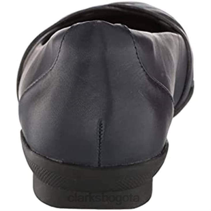 Clarks 0DX8L901 bailarinas sara clover para mujer clarks marino combi mujer