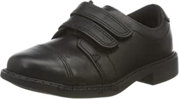 Clarks 0DX8L904 mocasines clarks scala skye t negros niños